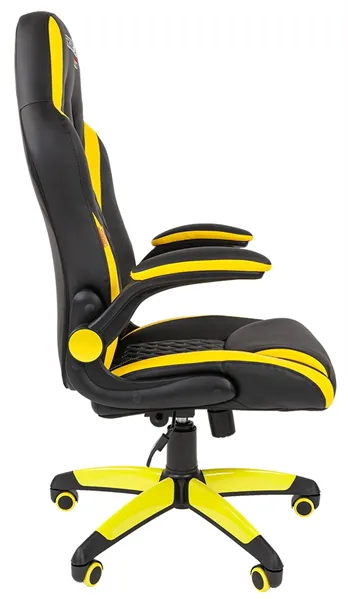 Офисное кресло Chairman   game 15 Россия экопремиум черный/желтый н.п