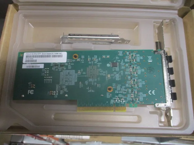 Сетевой адаптер Intel Ethernet Converged Network Adapter X710-DA4, Quad Ports SFP+, 10 GBit/s, 1 year