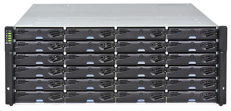 Система хранения данных Infortrend EonStor DS 2000 Gen2 2U/24bay Dual controller(2x12Gb SAS,8x1G iSCSI+2xhostboard,2x2GB,2x(PSU+FAN),2x(SuperCap+Flash module),24xdrive trays(ESDS 2024R2CB-B)
