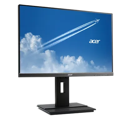 Монитор 24" ACER (Ent.) B246WLyemipruzx  , IPS, 16:10, 1920x1200, 300cd/m2, 60Hz, 5ms, 1xHDMI(1.4) + DP(1.2) + 1xType-C(PD65W) + USB3.0x4+USB-B(2up 4down) + RJ45 + H.Adj. 150+Audio out Black/Darkgrey