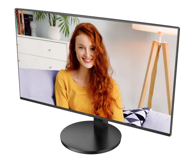 Монитор 27' AOC Q27B3CF2 2560x1440, WLED, 16:9, IPS, 350 cd, 1300:1, 20M:1, 4ms, 178/178, HDMI, 2xUSB 3.2, USB-C65W(DP Alt), 100 Hz, Speak, Tilt, HAS, VESA, Внутр, Black, 3y