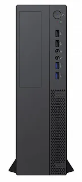 Slim Case Powerman EL510 Black PM-300ATX U3.0*2+U2*2+A(HD): fan 9cm; intrusion switch, Micro-ATX, Mini-ITX