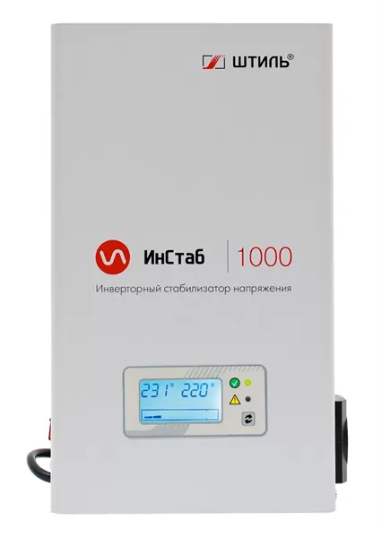 Стабилизатор напряжения Штиль ИнСтаб IS1000 800Вт 1000ВА белый