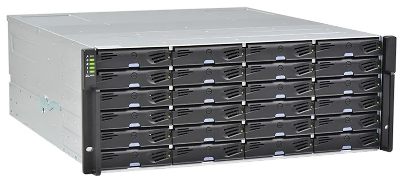 Система хранения данных Infortrend EonStor DS 2000 Gen2 4U/24bay Dual controller 2x12Gb SAS EXP. Port, 8x1G iSCSI ports +2x host board, 2x2GB, 2x(PSU+FAN), 2x(SuperCap.+Flash), 1xRackmount(ESDS 2024R2C-B)