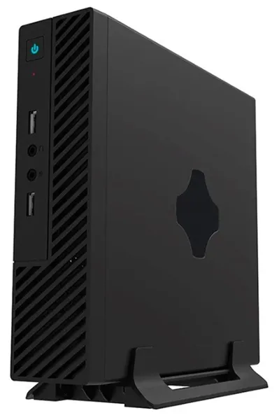 Slim Case Powerman ME100S-BK  U3*2, front fan 4cm, HDD frame Upper type+ "L"+"I" types 120W adapter, GM-120 DC-ATX  Mini ITX