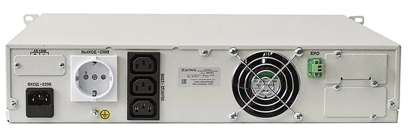 ШТИЛЬ ИБП 1000 ВА; 1 фазный; on-line; батарея: 36В ext (no incl), ЗУ 5А; rack