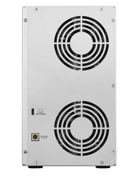 Система хранения данных TerraMaster D6-320 DAS tower/JBOD,RAID0,1/up to 2 SATA(3,5' or 2,5')/1xUSB3.2 Type-C gen2/1xPS/1YW