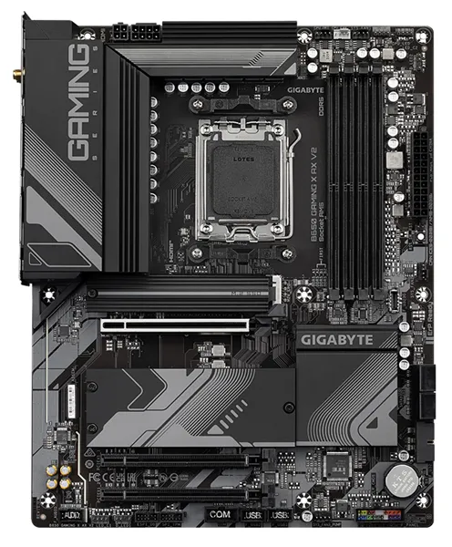 Материнская плата GIGABYTE B650 GAMING X AX V2, AM5, B650, 4*DDR5, DP+HDMI,  4 SATA 6 Гб/с, M2, Audio, Gb LAN, USB 3.2, USB 2.0, Type-C, COM*1 header, ATX