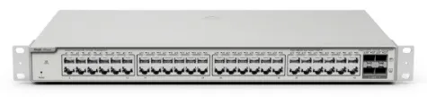 Ruijie Reyee 48-Port Gigabit L2+ Managed Switch,48 Gigabit RJ45 Ports,4 SFP Ports,19-inch Rack-mountable Steel Case, Static Routing
