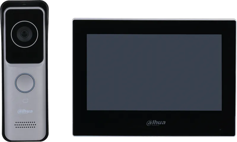 Комплект домофона Dahua DHI-KTW02 черный