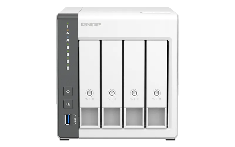 Системы хранения данных QNAP CHANNEL QC 2GhzCPU/4Gb/upto 4HDD, upto 12 with TL-D800C/SATA(3,5'')/ 1xUSB3.2 2xUSB2.0/1x1GbE 1x2,5GbE/iSCSI/1xPS/2YW D4 (REV. C)