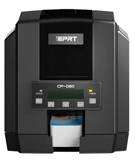 Принтер пластиковых карт iDPRT CP-D80, Card Printer, 300DPI, USB2.0 and Ethernet, one-side printing (109CPD808004) (new P/N 100800025)