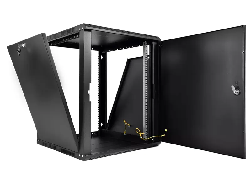 Шкаф ЦМО Шкаф телекоммуникационный настенный разборный ЭКОНОМ 15U (600  650) дверь металл, цвет черный