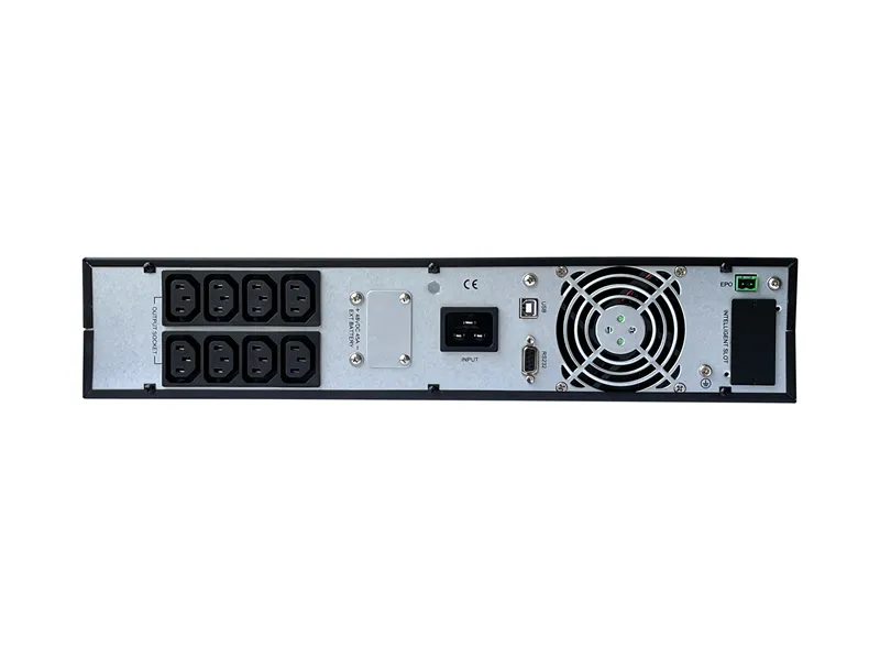 Источник бесперебойного питания IRBIS UPS Online  2000VA/1800W, LCD,  8xC13 outlets, USB, RS232, SNMP Slot, Rack mount/Tower