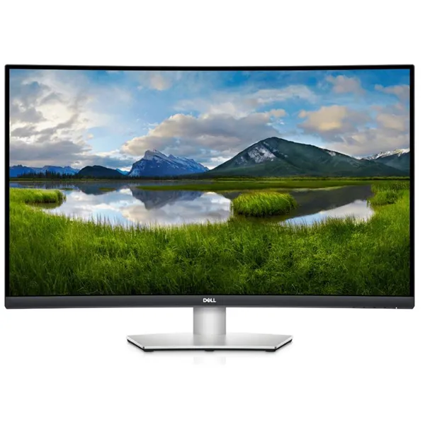 Монитор Dell 31.5" S3221QSA, Curved 4K UHD Monitor, 3840 x 2160 at 60 Hz,  VA, 4 ms,  3000: 1 (Typical), 300 cd/m2 , SP-2*5W, H-AD