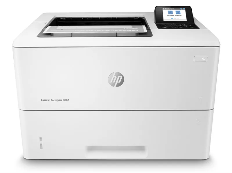 Принтер лазерный HP LaserJet Enterprise M507dn (1PV87A) A4 Duplex белый