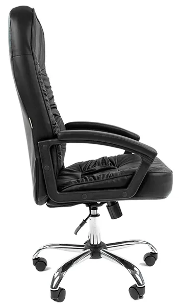 Офисное кресло Chairman    418   Россия  черная кожа