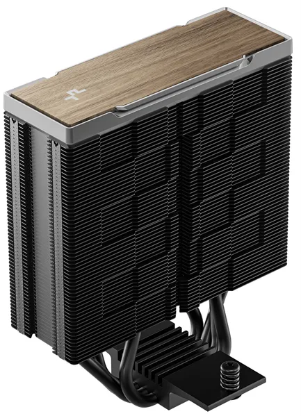 DEEPCOOL AK400 G2 LGA1851/1700/1200/115X/AM5/AM4 (12шт/кор, TDP 220W, PWM, Fan 120mm, 4 тепл. Трубки, Wood-grain top cover, черный) RET (R-AK400G2-BKNNMN-GJD)