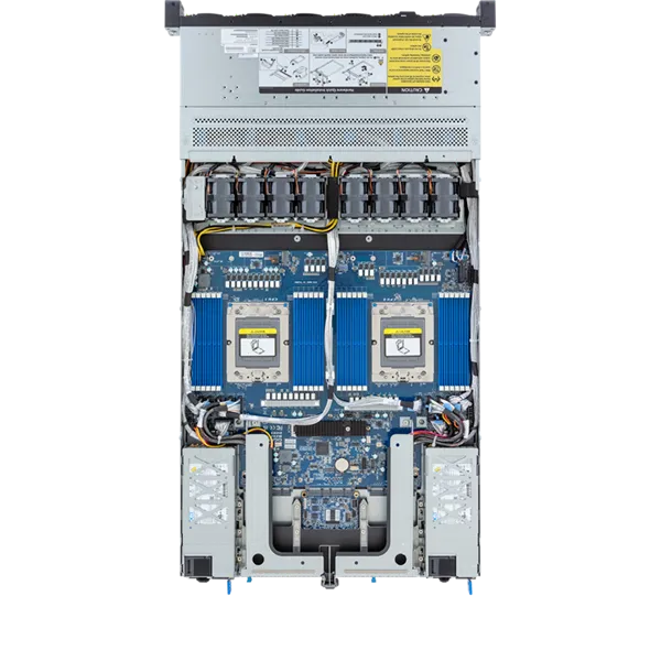 Gigabyte Server Platform R183-Z94 Rev.3x / 1U / 2xAMD (9004/9005) / 2xHS / 24xDIMM / 12xSFF NVME/SAS/SATA + 3xM.2 PCIe Gen3 / 2xGbE / 2xOCP 3.0 / 2xFHHL / 2x1600W / Rails
