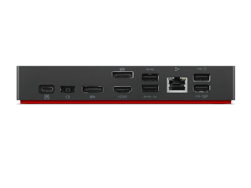 док-станция ThinkPad Universal USB-C Dock (2x DP 1.4, 1x HDMI 2.0, 3x USB 3.1, 2x USB 2.0, 1x USB-C, 1x RJ-45, 1x Combo Audio Jack 3.5mm)