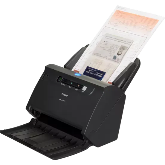 Canon Document Scanner DR-C240 (Цветной, двусторонний, 45 стр./мин, ADF 60,High Speed USB 2.0, A4)
