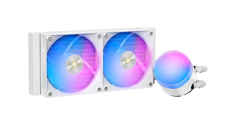 Ocypus Delta L24 WH ARGB V2, 240mm, ARGB Pump,2x120mm ARGB fans, LGA115X/1200/1700/18XX, AM4/AM5