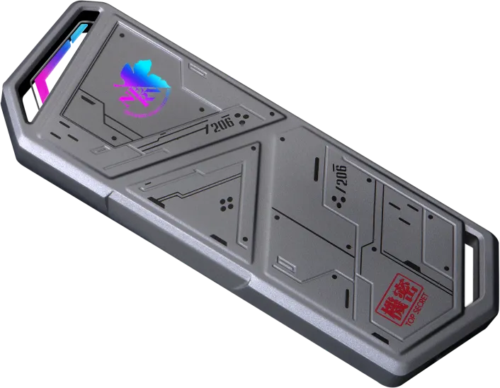 Бокс для диска ASUS ESD-S1C/SIL/G/AS EVA// 2230/2242/2260/2280, PCIe (NVMe), USB Type-C 3.2 ; 90DD02H2-M09000