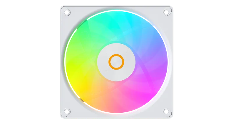 Ocypus Gamma F12 Elite WH ARGB REVERSE BLADE, 120x120x25mm, 4-PIN PWM, 600-1800 RPM, 26 DBA MAX, HYDRO BEARING