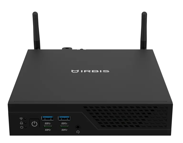 Персональный компьютер IRBIS Smartdesk, Mini (uSFF) i3-12100(4C8T - 3,3Ghz), 1x8GB DDR4 3200, 256GB SSD M.2 SATA, Intel UHD Graphics, NoDVD, WiFi6, BT, Vesa mount, NO_OS, 3YR