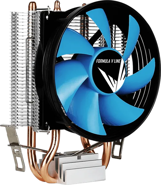 Formula V Line Verkho 2, 90mm FAN, 2 HEAT PIPES, 4-PIN PWM, 800-2000 RPM, 15-25DBA, HYDRO BEARING, LGA1700/1200/115x/775, AM5/AM4/AM3+/AM3/AM2+/AM2/FM2/FM1