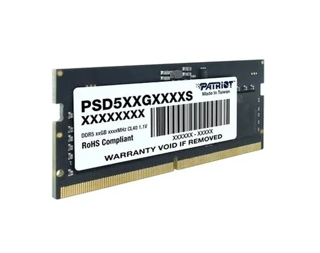 Память DDR5 16GB 5600MHz Patriot PSD516G560081S Signature RTL PC5-44800 CL46 SO-DIMM 262-pin 1.1В single rank Ret