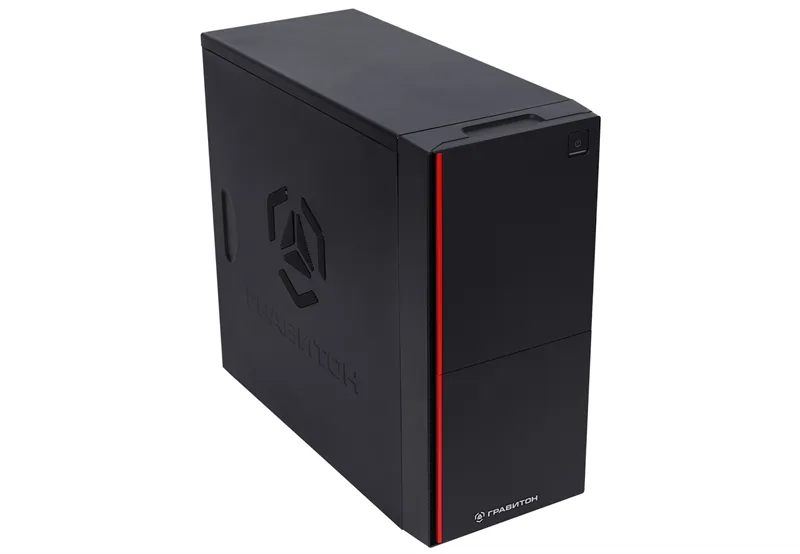Персональный компьютер Гравитон Д52И i5-13400/1x16GB/1xSSD512GB/FP_2xUSB2.0/ 450W/K+M/NoOS/3YST