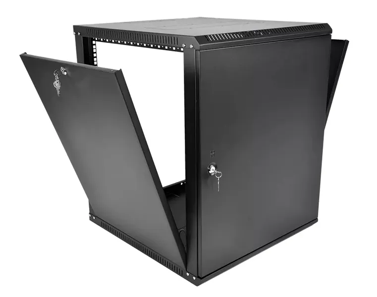 Шкаф ЦМО Шкаф телекоммуникационный настенный разборный ЭКОНОМ 15U (600  650) дверь металл, цвет черный