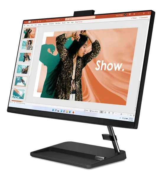 Lenovo IdeaCentre AIO 3 24IAP7 23.8" FHD (1920x1080) IPS 250N, i5-13420H, 2x8GB DDR4-3200, 1TB SSD M.2, Intel UHD, WiFi6, BT, HD Cam, Wireless KB&Mouse, NoOS, Black, 1Y