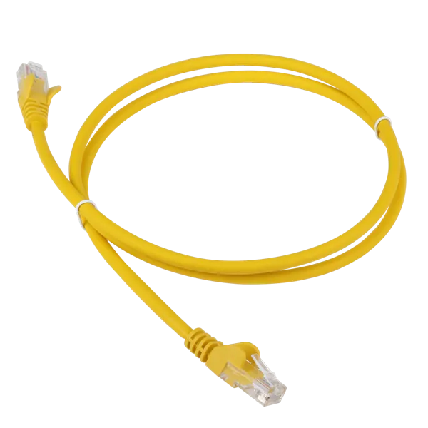Патч-корд Патч-корд LANMASTER LSZH UTP кат.5e, 0.5 м, желтый