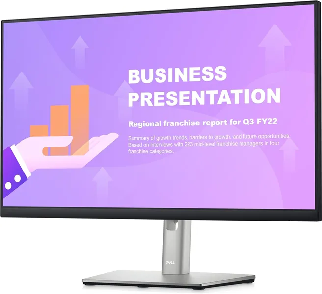Монитор Dell 23,8" P2422HE S/BK (IPS;16:9;250cd/m2;1000:1;5ms;1920x1080;178/178;VGA;HDMI;DP(In); DP(Out); USB-C upstream with PD65W;4xUSB;RJ45; HAS; Swiv; Tilt; Swiv; Pivot)