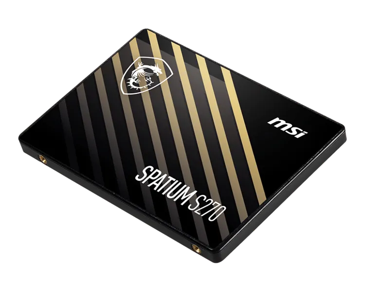 MSI SSD SPATIUM S270 240GB SATA III 2.5" R500/W400MB/s 3D NAND TLC MTBF 2M 50000/80000 IOPS 110TBW