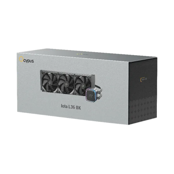 Ocypus Iota L36 BK, 360mm, Display Pump, 3x120mm FDB fans, LGA115X/1200/1700/18XX, AM4/AM5