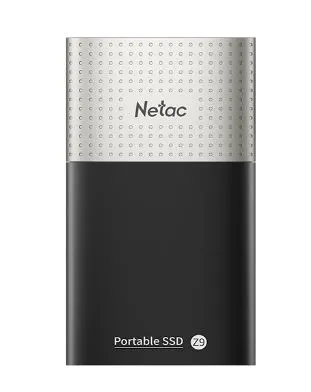 SSD накопитель Netac Z9 500GB USB 3.2 Gen 2 Type-C External SSD, R/W up to 550MB/480MB/s,with USB-C to USB-A cable and USB-A to USB-C adapter 3Y wty
