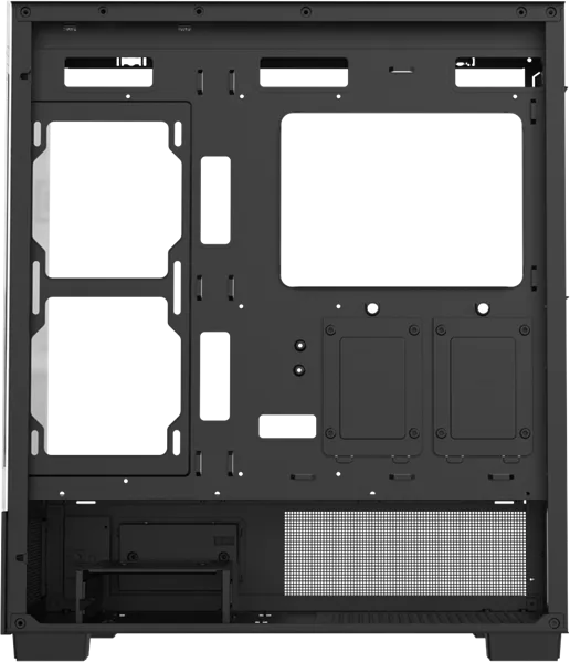 Корпус Formula V Line Crystal E1 Black, ATX, TYPE-C*1, USB3.0*2, Switch Display Panel