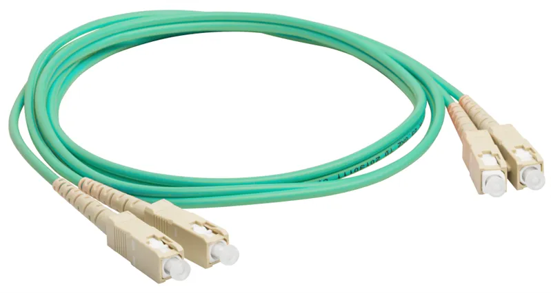 Патч-корд Lanmaster LAN-2SC-2SC/OM3-1.0 2x50/125 OM3 CS дуплекс-CS дуплекс 1м LSZH голубой