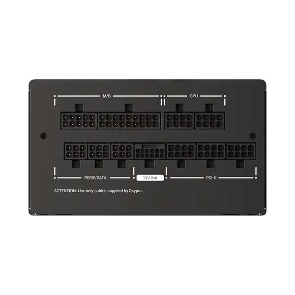 Блок питания Ocypus Iota P750, 750W, APFC, 80+ Gold, ATX 3.1, Fully Modular, 120mm Fan (P750-GF)