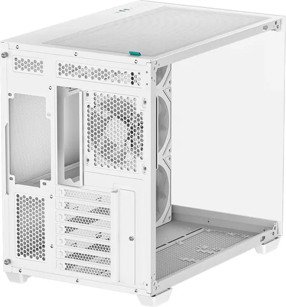 Deepcool CG530 4F WH без БП, боковое окно (панорама), 3x120мм ARGB Reverce вентилятора на боковой стенке, 1x120мм ARGB вентилятор сзади, белый, ATX