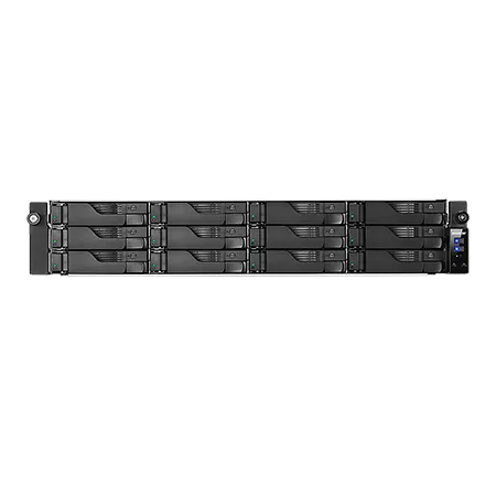 Cетевое хранилище ASUSTOR AS6512RD 12Bay/Intel Atom C3538, 2.1GHz/8GB DDR4/noHDD,LFF(HDD,SSD),/2x1GbE(LAN)/4xUSB3.2; 90IX01M0-BW3S00
