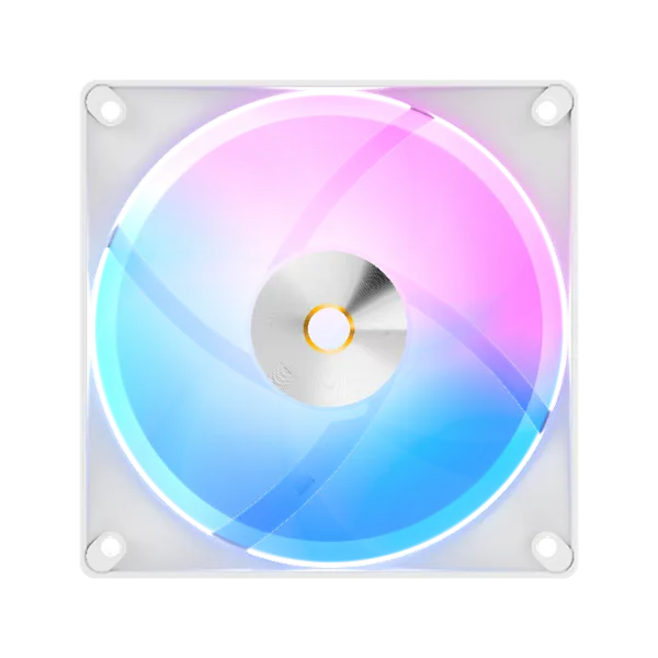 Ocypus Delta F12 WH ARGB, 120x120x25mm, 4-PIN PWM, 500-2000 RPM, 29 DBA MAX, HYDRO BEARING