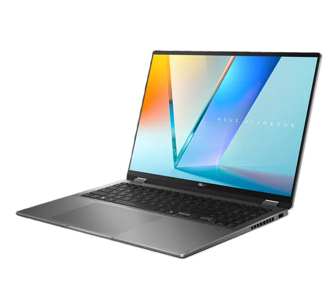 ASUS Vivobook 16 Flip TP3607SA-RJ068W Intel Core Ultra 7  256V 16GB 2.2 GHz/LPDDR5X 16GB/ 1TB PCIE G4 SSD Intel Arc/16" OLED WQXGA+ BEND GLARE TOUCH(120HZ/ WIN11 HOME 1.50 kg Matte Gray