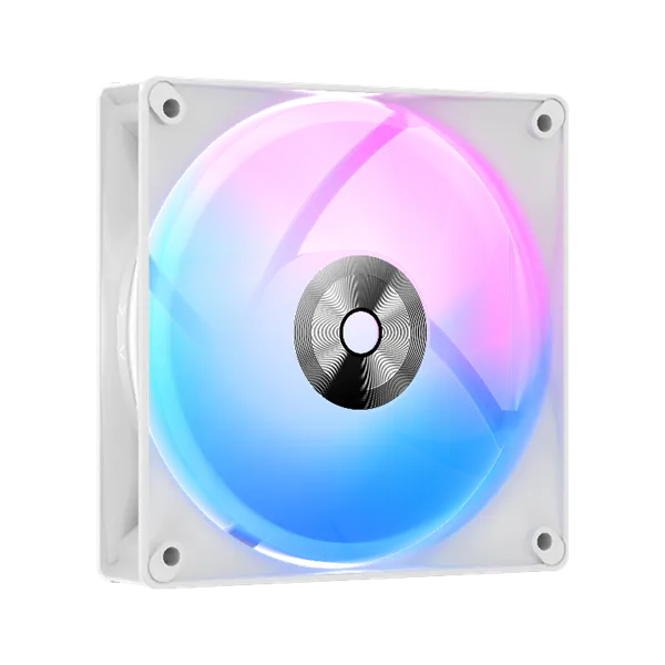 Ocypus Delta F12 WH ARGB, 120x120x25mm, 4-PIN PWM, 500-2000 RPM, 29 DBA MAX, HYDRO BEARING