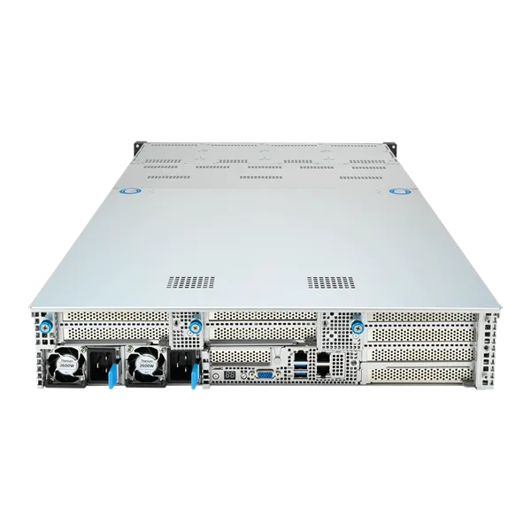 ASUS RS720A-E12-RS24U /GPU, 2xSP5(LGA 6096; up to 400W),24xDDR5 RDIMM(up to 6TB),24xNVMe/SATA(16 NVMe + 8x NVMe/SATA/SAS),soft RAID,2xM.2 slot,9 PCIe Gen5+1xRAID slot, 2x10GBe,2x2600W,ASMB11-iKVM