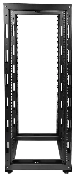 Стойка ЦМО Стойка телекоммуникационная универсальная 24U двухрамная, цвет черный
