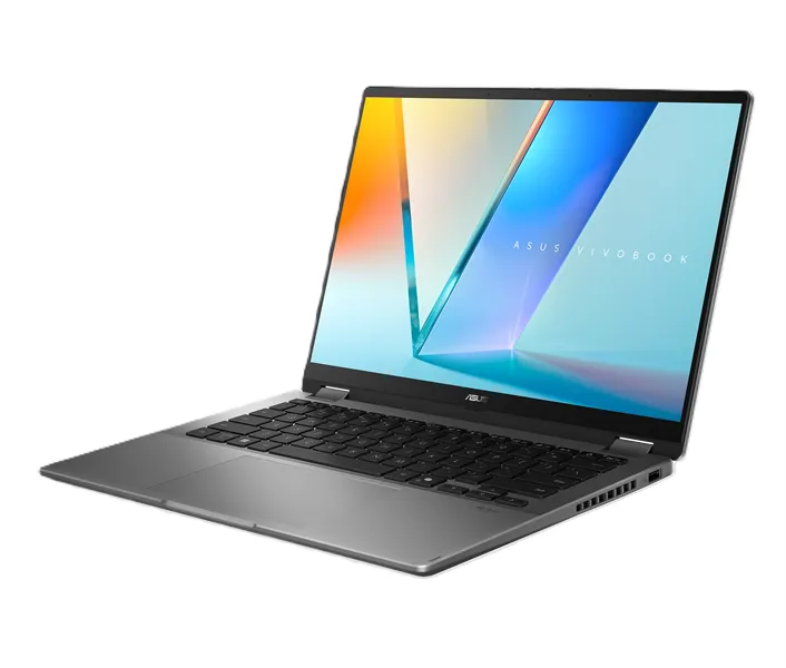 ASUS Vivobook 14 Flip TP3407SA-QL055W Intel Core Ultra 7  256V 16GB 2.2 GH LPDDR5X 16GB 1TB PCIE SSD Intel Arc Graphics 14" OLED WUXGA BEND GLARE TOUCH,400NITS/ WIN11 HOME 1.33 kg Matte Gray